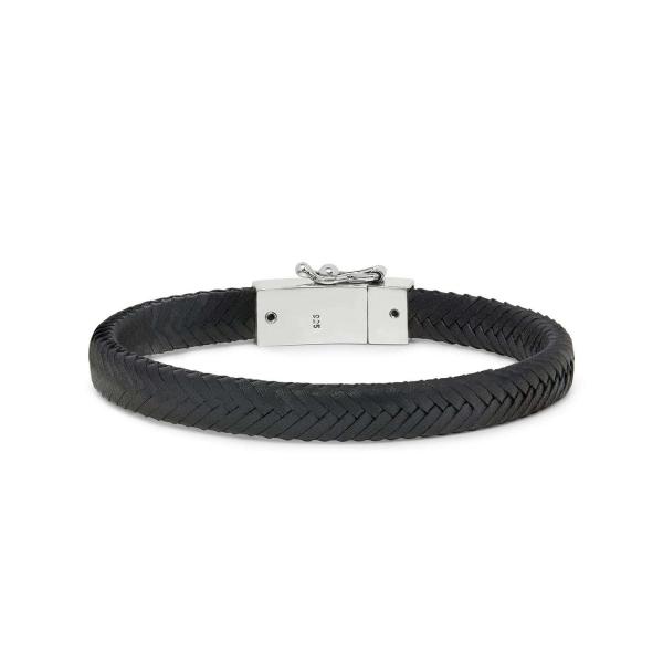 155BLK Armband Zwart ALPHA Collectie