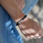 156 Armband Zwart Dames ROOTS Collectie