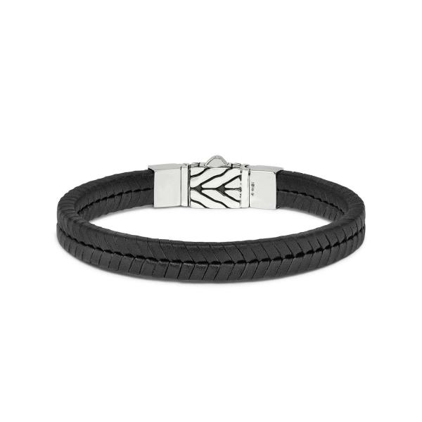 157BLK Armband Zwart CHEVRON Collectie