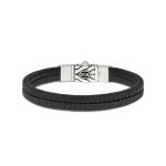 157BLK Armband Zwart CHEVRON Collectie