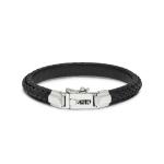 171BLK Armband Zwart WEAVE Collectie
