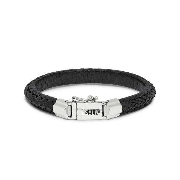 171BLK Armband Zwart WEAVE Collectie