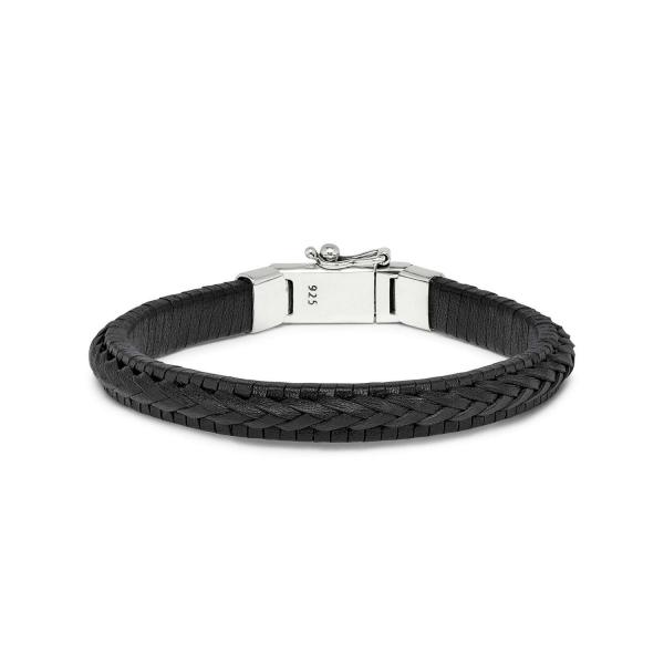 171BLK Armband Zwart WEAVE Collectie
