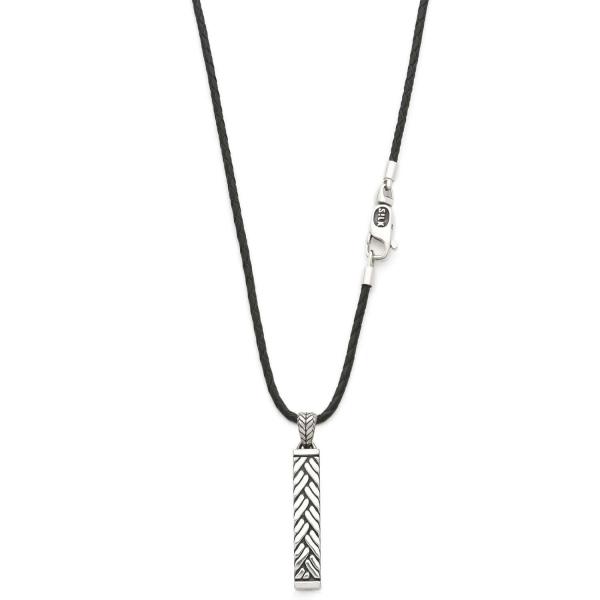 179BLK Ketting Zwart ROOTS Collectie