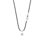 183BLK Ketting Zwart CHEVRON Collectie
