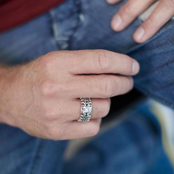 201 Ring Heren CLASSIC CHEVRON Collectie