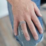 201 Ring Heren CLASSIC CHEVRON Collectie