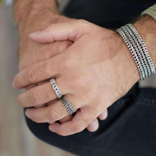 238 Ring Heren CLASSIC CHEVRON Collectie