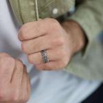 238 Ring Heren CLASSIC CHEVRON Collectie