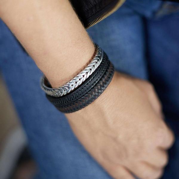 251BLK Armband Zwart Dames BOLD Collectie