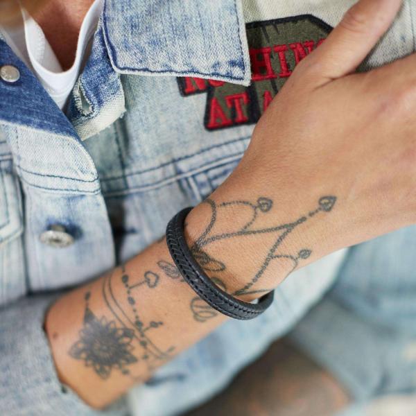 251BLK Armband Zwart Dames BOLD Collectie