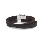 258BBR Armband Zwart-Bruin ALPHA Collectie