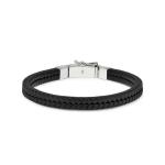 275BLK Armband Zwart CHEVRON Collectie