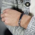 277BLK Armband Zwart Heren BOLD Collectie