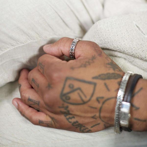 309 Ring Heren CHEVRON Collectie