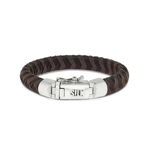 326BBR Armband Zwart-Bruin ARCH Collectie