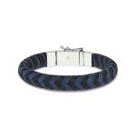326BBU Armband Zwart-Blauw ARCH Collectie