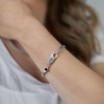 330BLK Armband Zwart Dames ROOTS Collectie