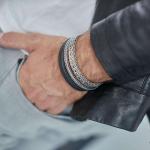 334 Armband Heren CHEVRON Collectie