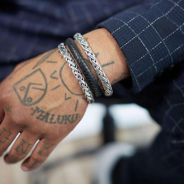 346 Armband Heren DOUBLE FOX Collectie