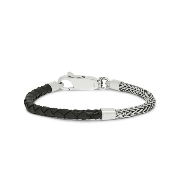 355BLK Armband Zwart ROOTS Collectie