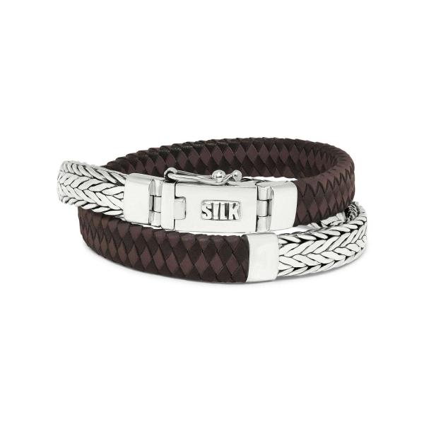 362BBR Armband Zwart-Bruin ALPHA Collectie