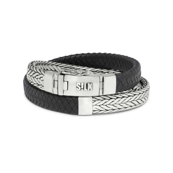 362BLK Armband Zwart ALPHA Collectie
