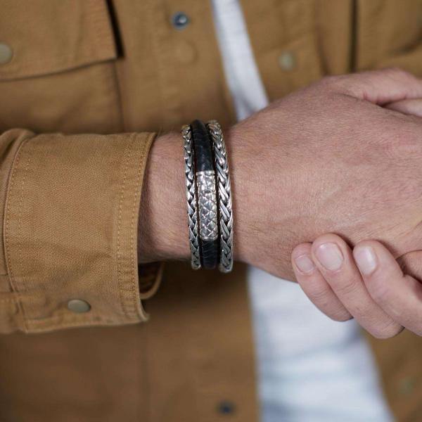 375 Armband Heren DOUBLE FOX Collectie