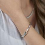 389BLK Ketting Zwart Dames ROOTS Collectie