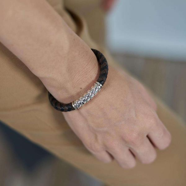 423 Armband  Zwart-Bruin Dames CROSSLINE Collectie