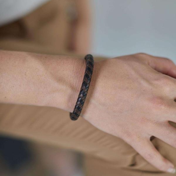 423 Armband  Zwart-Bruin Dames CROSSLINE Collectie