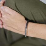 427 Armband  Zwart Dames CROSSLINE Collectie