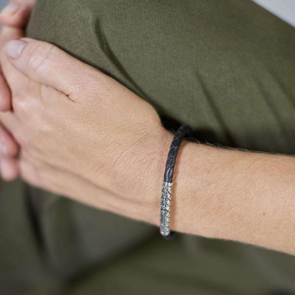 427 Armband  Zwart Dames CROSSLINE Collectie