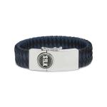 811BBU Armband Zwart-Blauw ALPHA Collectie