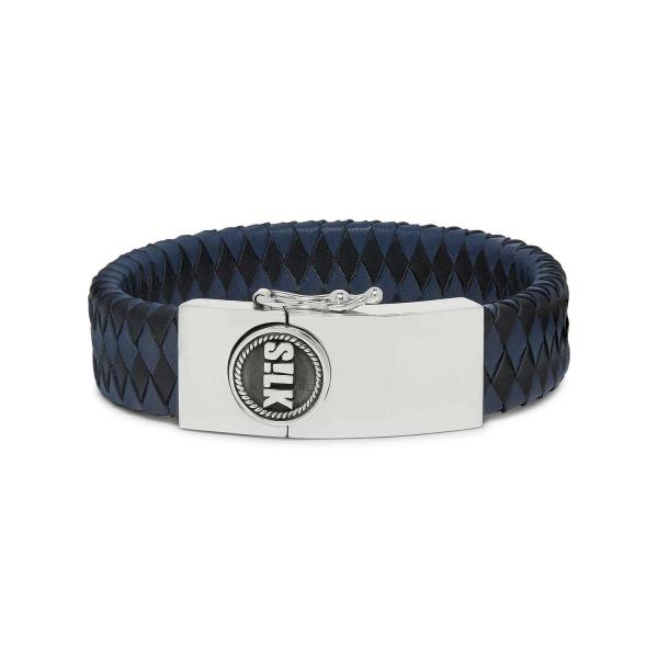 811BBU Armband Zwart-Blauw ALPHA Collectie