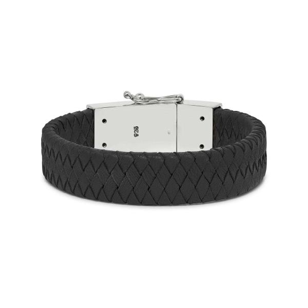 811BLK Armband Zwart ALPHA Collectie