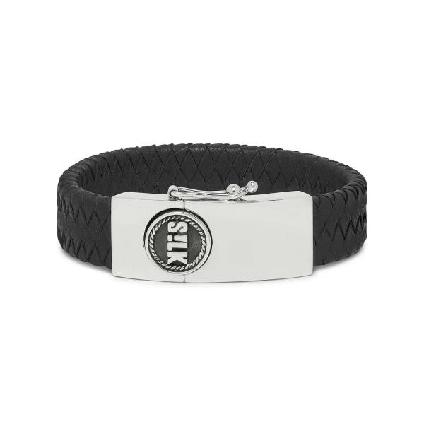 811BLK Armband Zwart ALPHA Collectie