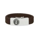 811BRN Armband Bruin ALPHA Collectie