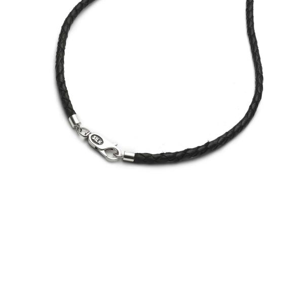 825BLK Collier Zwart ROOTS Collectie