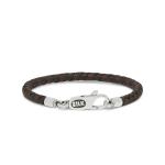 830BBR Armband Zwart-Bruin ROOTS Collectie