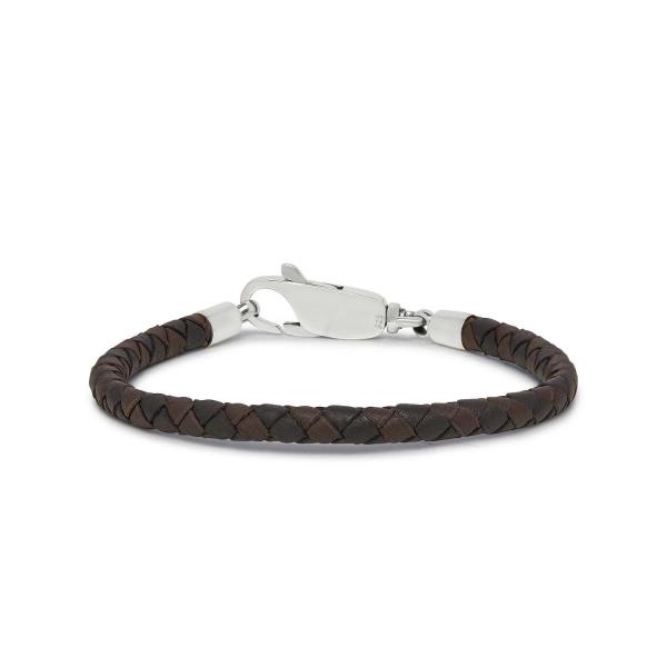 830BBR Armband Zwart-Bruin ROOTS Collectie