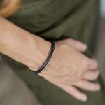 830BLK Armband Zwart Dames ROOTS Collectie