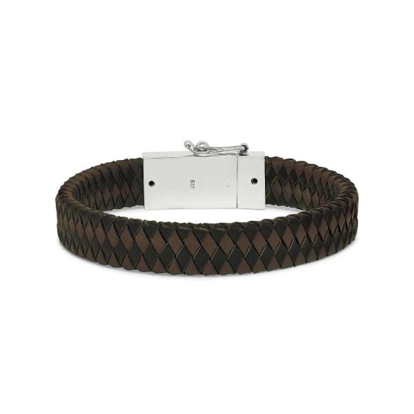 841BBR Armband Zwart-Bruin ALPHA Collectie
