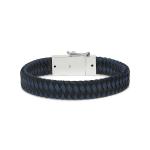 841BBU Armband Zwart-Blauw ALPHA Collectie