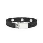 850BLK Armband Zwart ALPHA Collectie