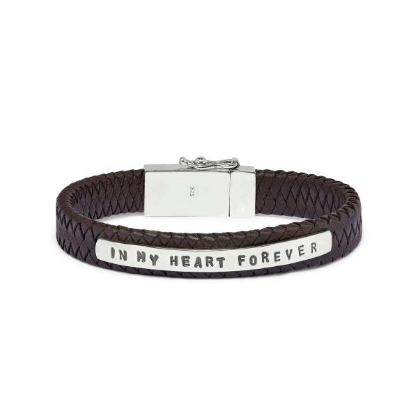 850BRN Armband Bruin ALPHA Collectie