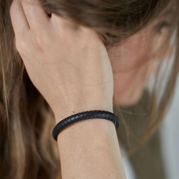 853BLK Armband Zwart Dames ARCH Collectie