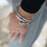 S20 Armband Zilver Heren