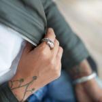 S28 Zilveren Snake Ring Dames