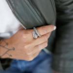 S28 Zilveren Snake Ring Dames